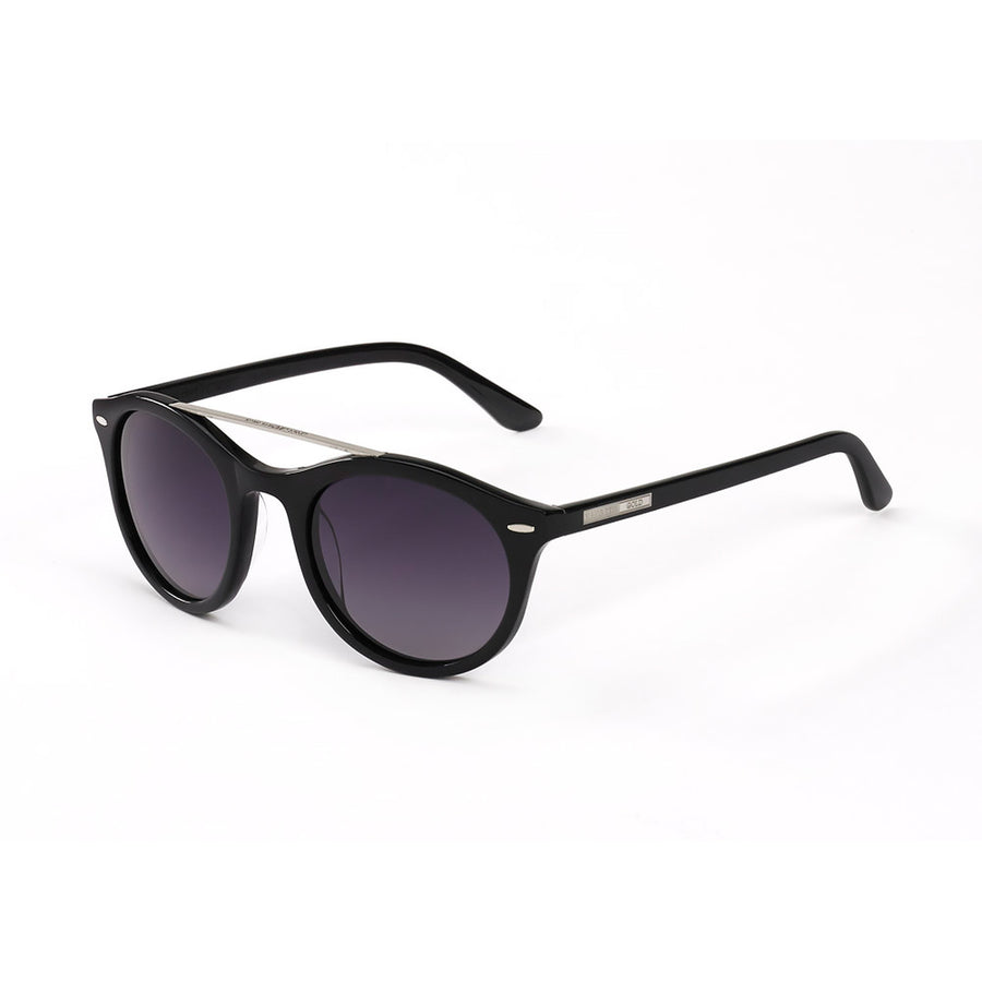 Hang Ten Gold Goldschool-shiny Black/gradient Smoke Lens