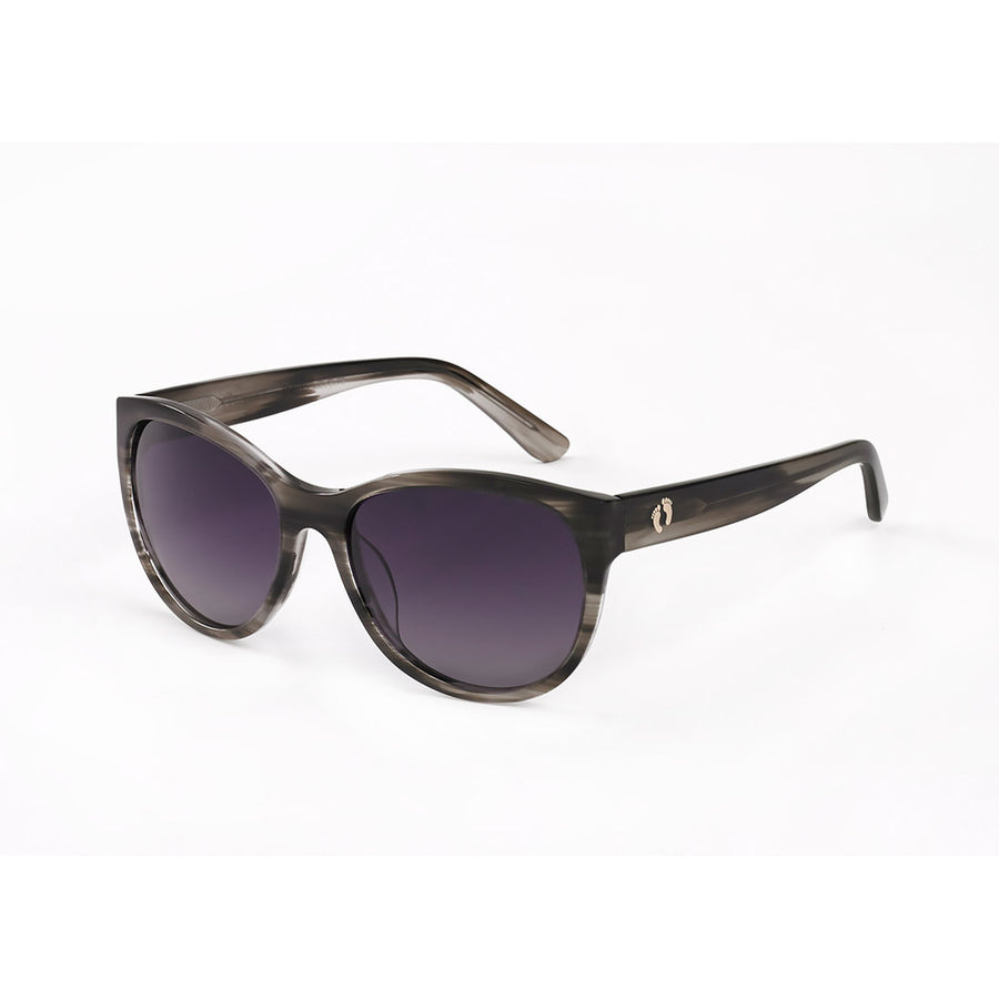 Hang Ten Gold The Pier Couture-grey Horn/gradient Smoke Lens