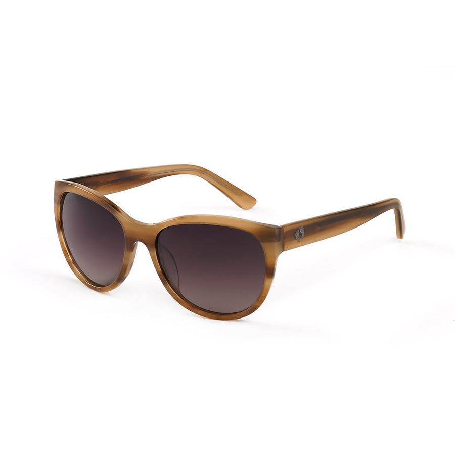 Hang Ten Gold The Pier Couture-caramel Horn/brown Lens