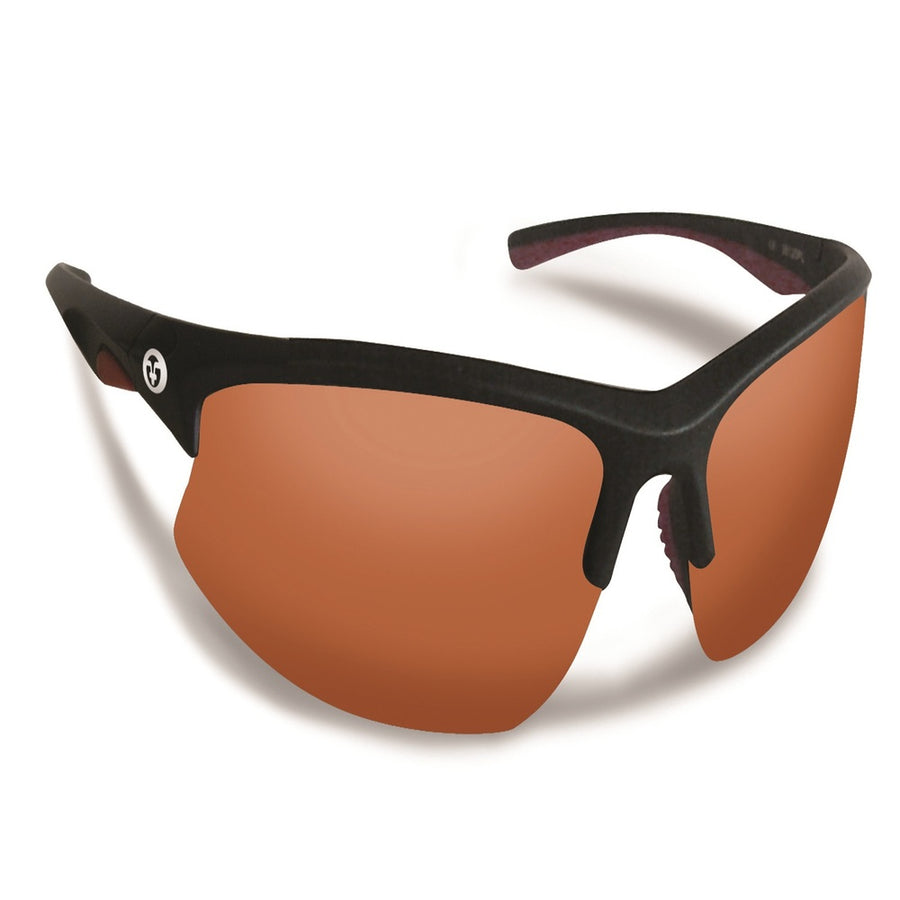 Flying Fisherman Drift Matte Black Frame W/copper Sunglasses