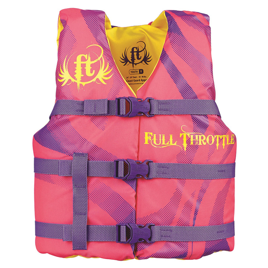 Full Throttle Youth Character Vest-pink