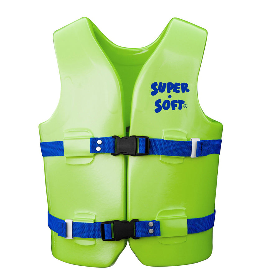 Trc Recreation Kids Super Soft Uscg Vest M - Kool Lime Gn