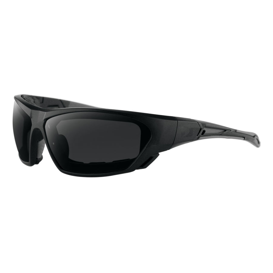 Bobster Crossover Sunglasses Matte Black Frame Smoked Lens