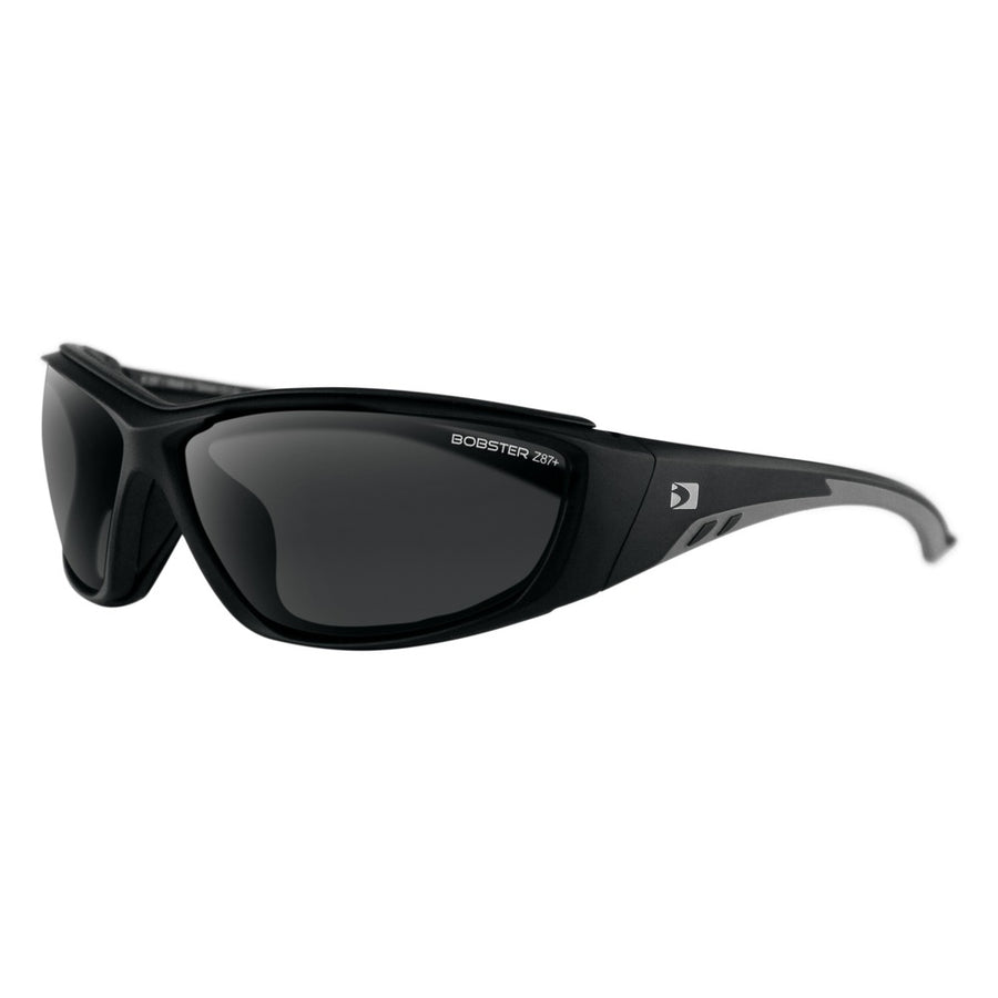 Bobster Rider Sunglasses Matte Black Frame Smoked Lens