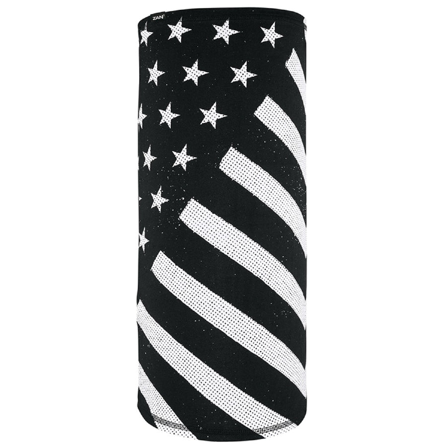 Zanheadgear Sportflex Motley Tube Black And White Flag