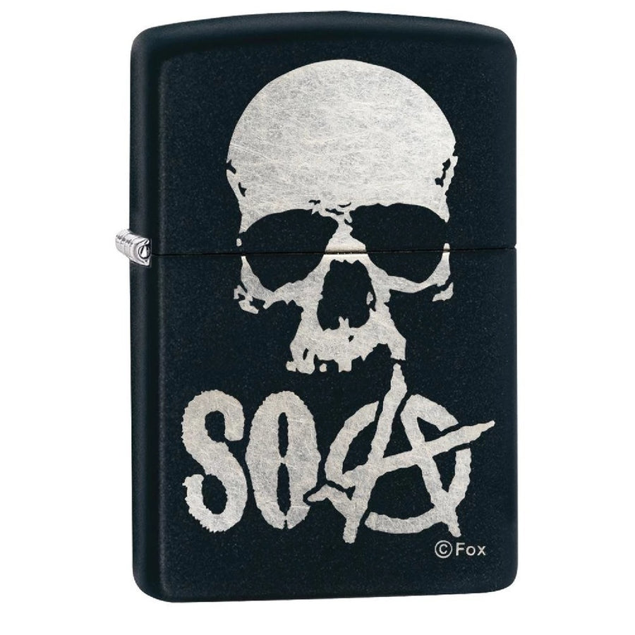 Zippo Matte Black Sons Of Anarchy Lighter