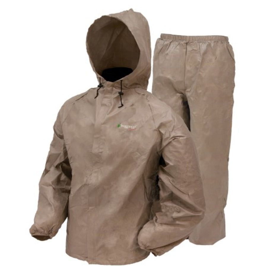 Frogg Toggs Ultra Lite Rain Suit Khaki Medium