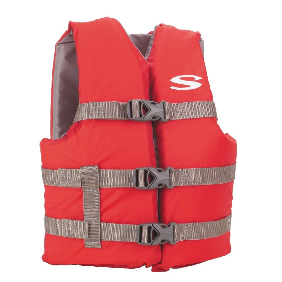 Stearns Pfd 3007 Cat Boating Vest Youth Red 3000001415