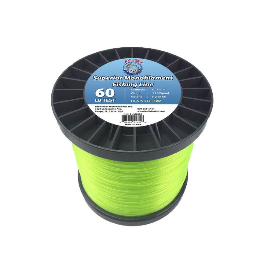 Joy Fish 5 Lb Spool Monofilament Fishing Line-60lb Hi-vis