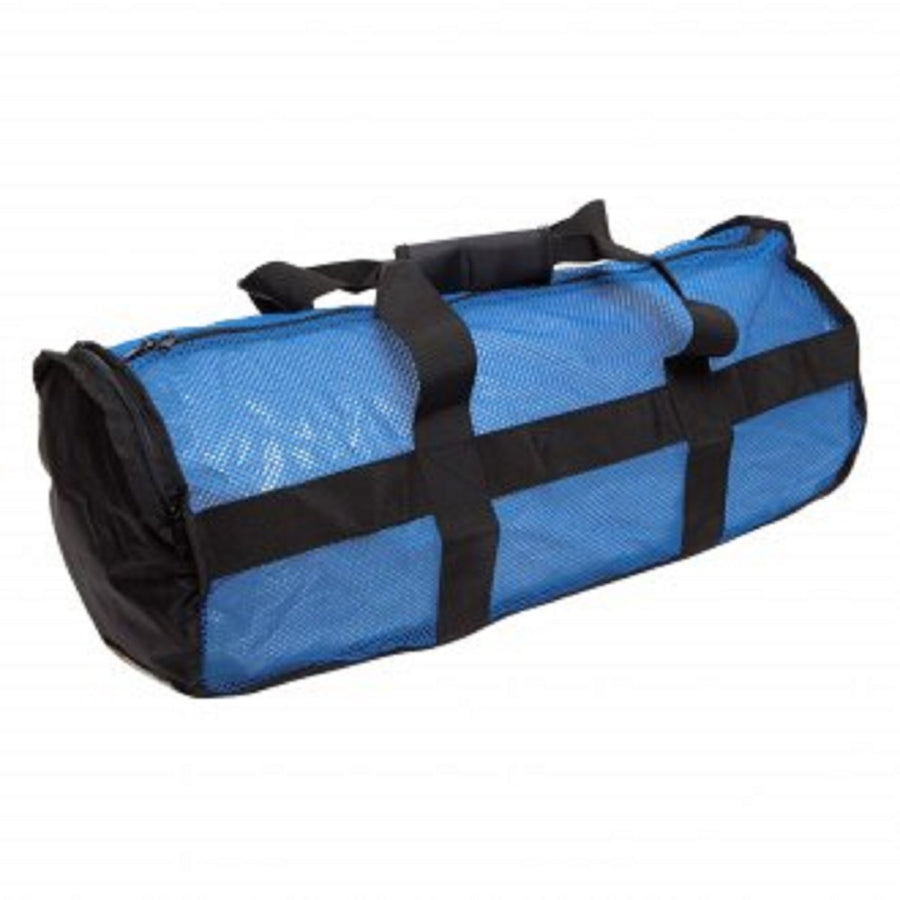 Nat Geo Clamshell Deluxe Drawstring 2pocket Duffle-blue/blk