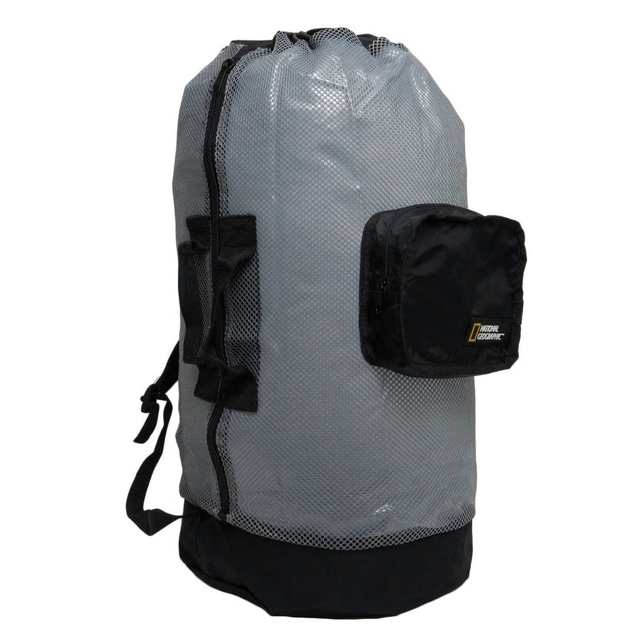 Nat Geo Clamshell Mesh Backpack Dlx 5 Pocket -ti/bk