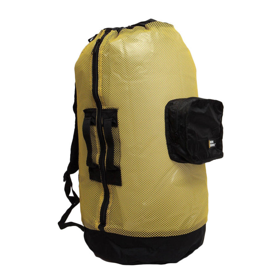 Nat Geo Clamshell Mesh Backpack Dlx 5 Pocket -ylw/bk