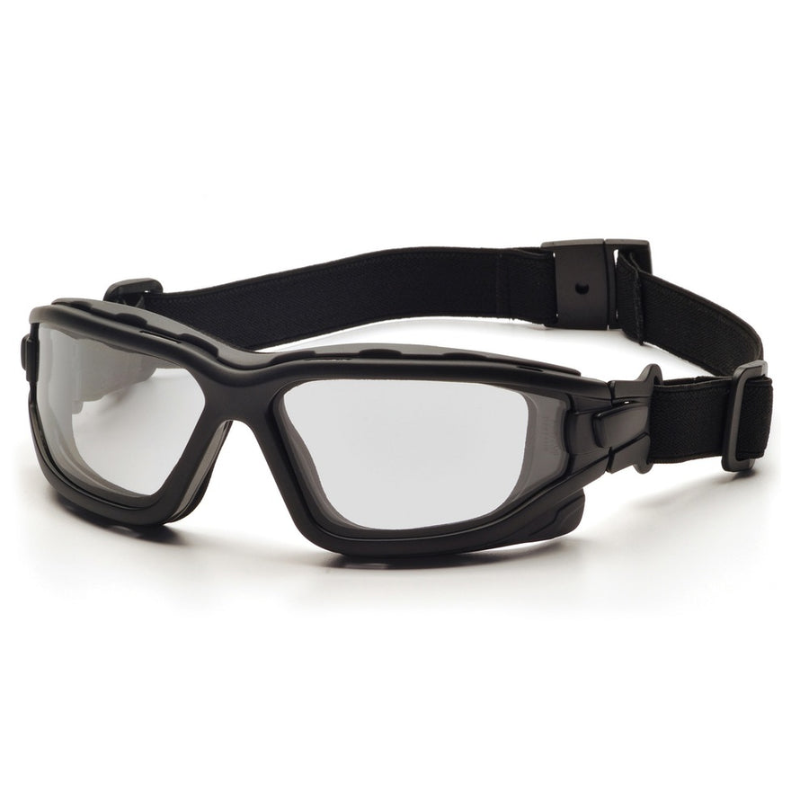 Pyramex I-force Slim Blk Frame Clear Af Lens Sealed Eyewear