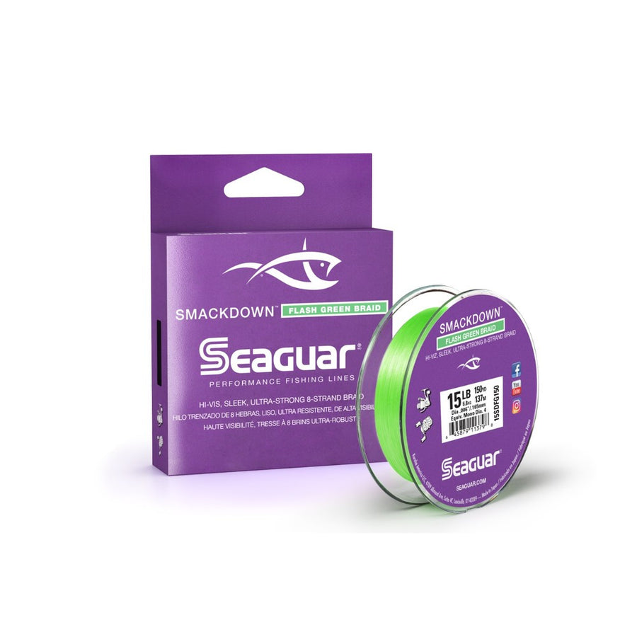 Seaguar Smackdown Flash Green 15sdfg150 8 Strand Braid