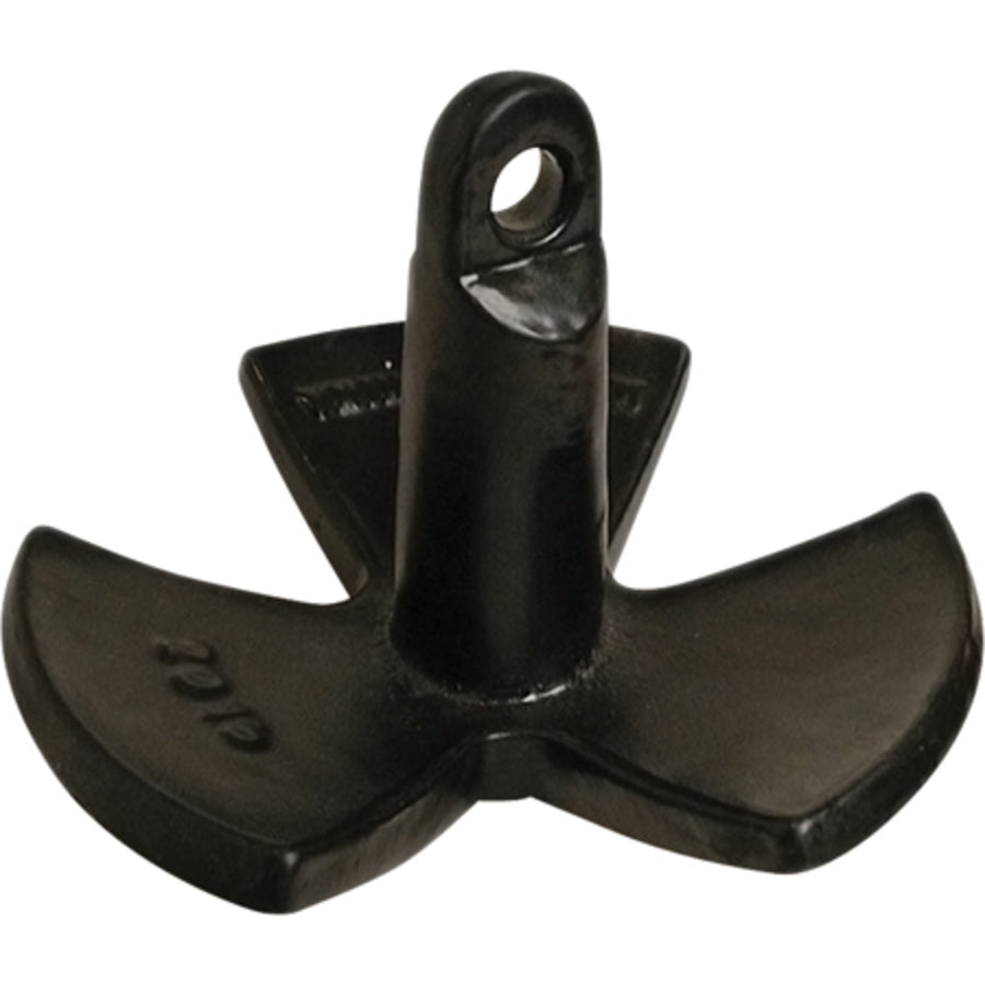 Seasense River Anchor 15lb Blk Vinyl Coatd