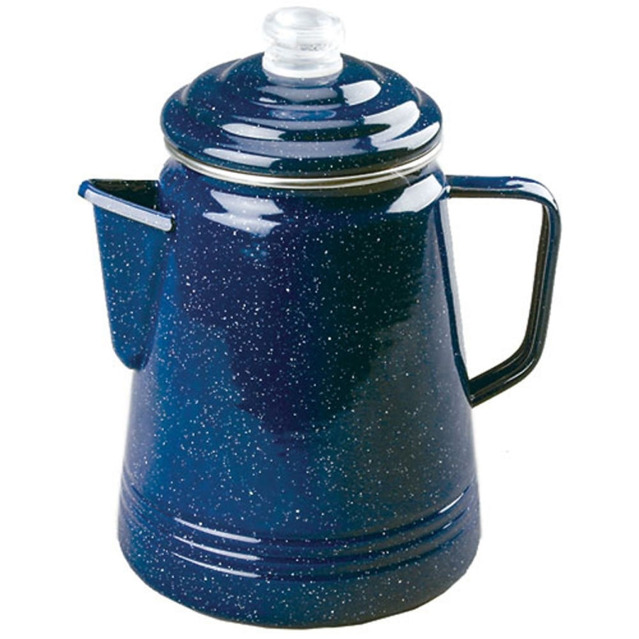 Coleman 14 Cup Enamelware Percolator Blue