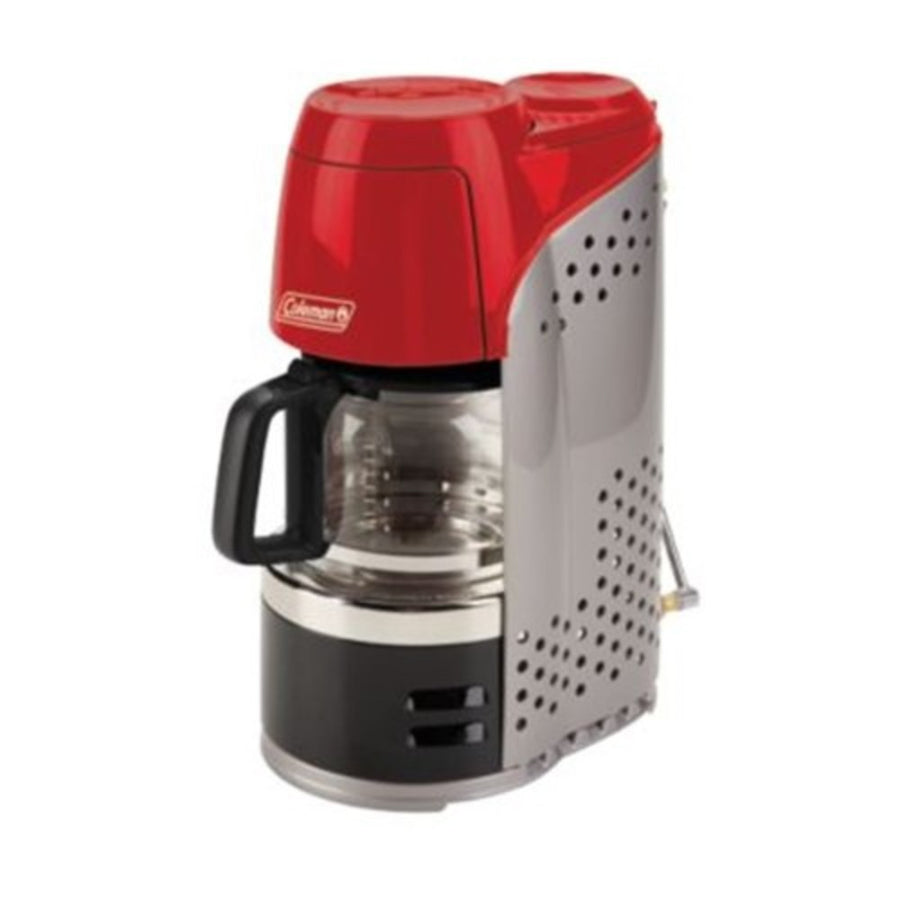 Coleman 10 Cup Portable Prpn Coffmker Rd Blk Gry