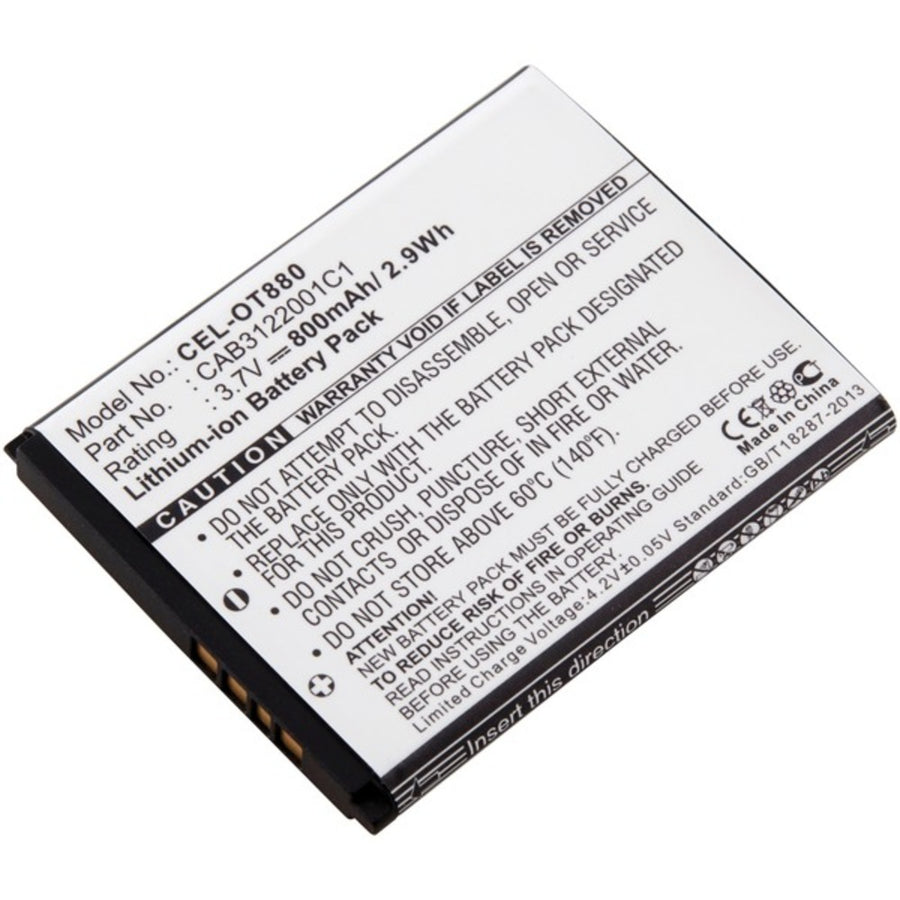 Dantona Cel-ot880 Cel-ot880 Replacement Battery