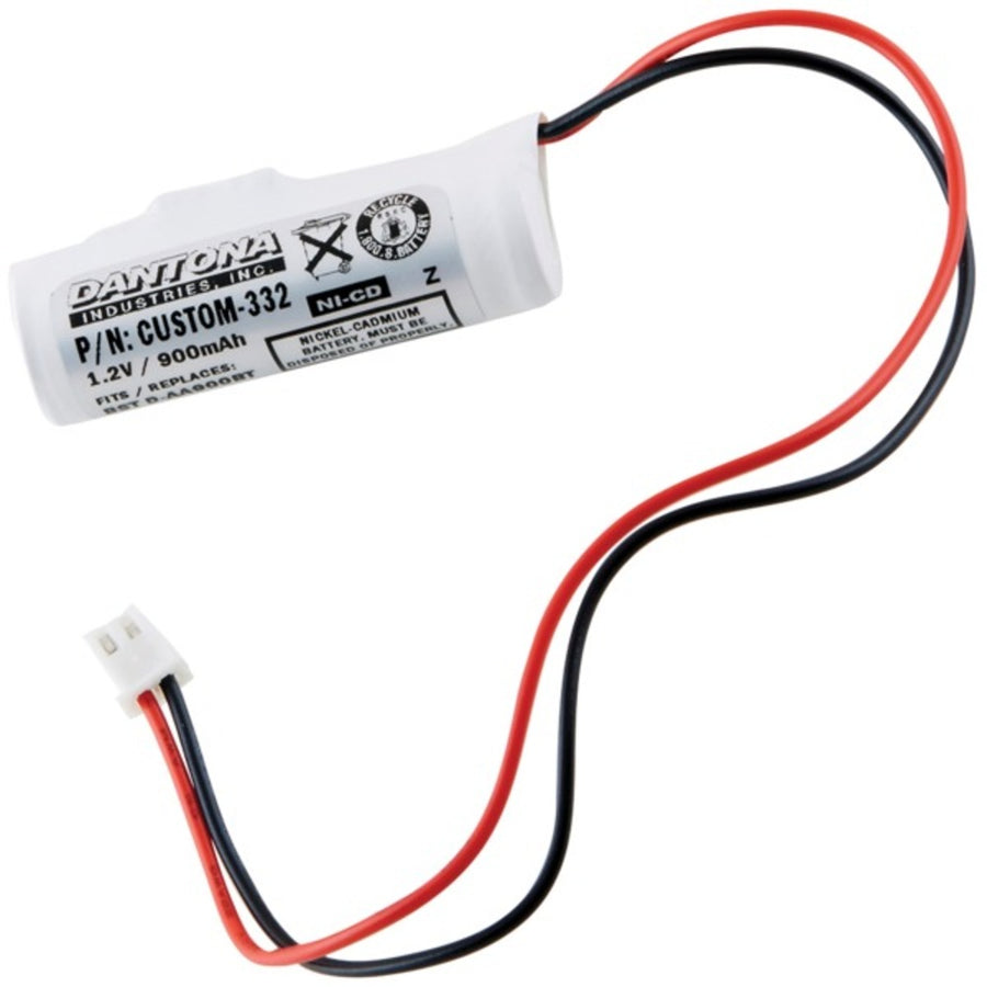 Dantona Custom-332 Custom-332 Rechargeable Replacement Battery