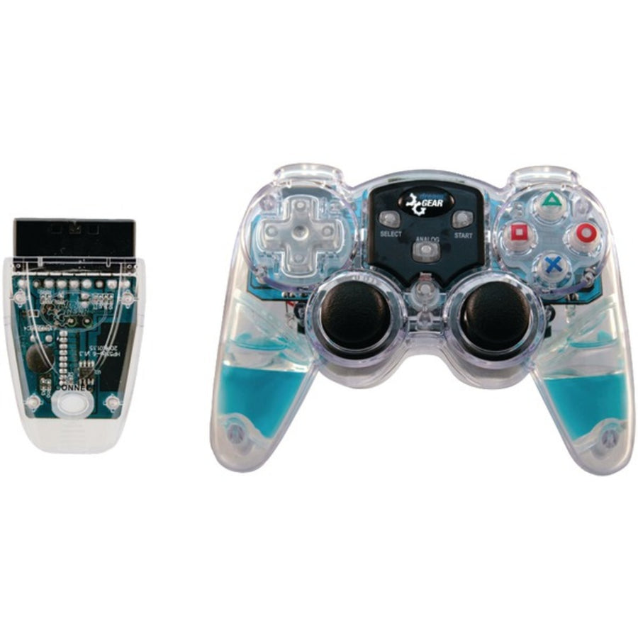 Dreamgear Dgpn-524 Lava Glow Wireless Controller For Playstation2 (blue)