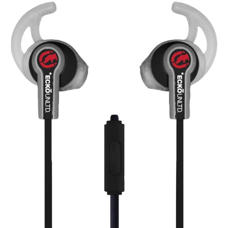 Ecko Unltd. Eku-fse-bk Fuse Sport Earbuds With Microphone (black)