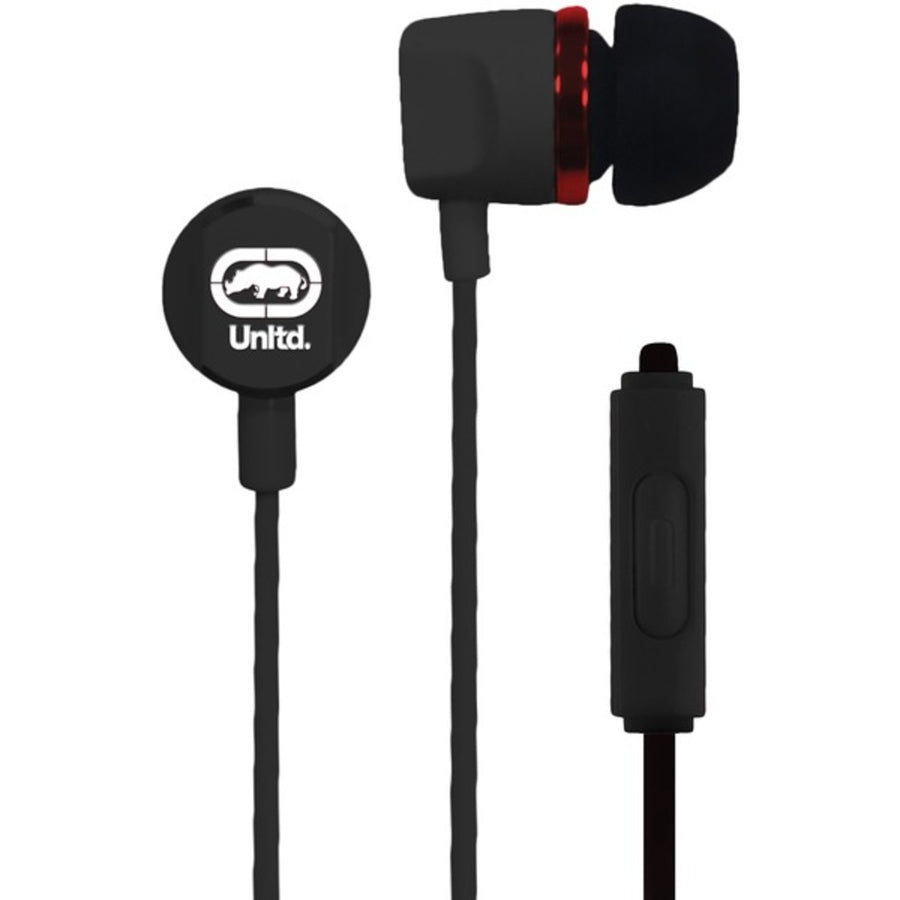 Ecko Unltd. Eku-ryc-bk Royce Earbuds With Microphone (black)