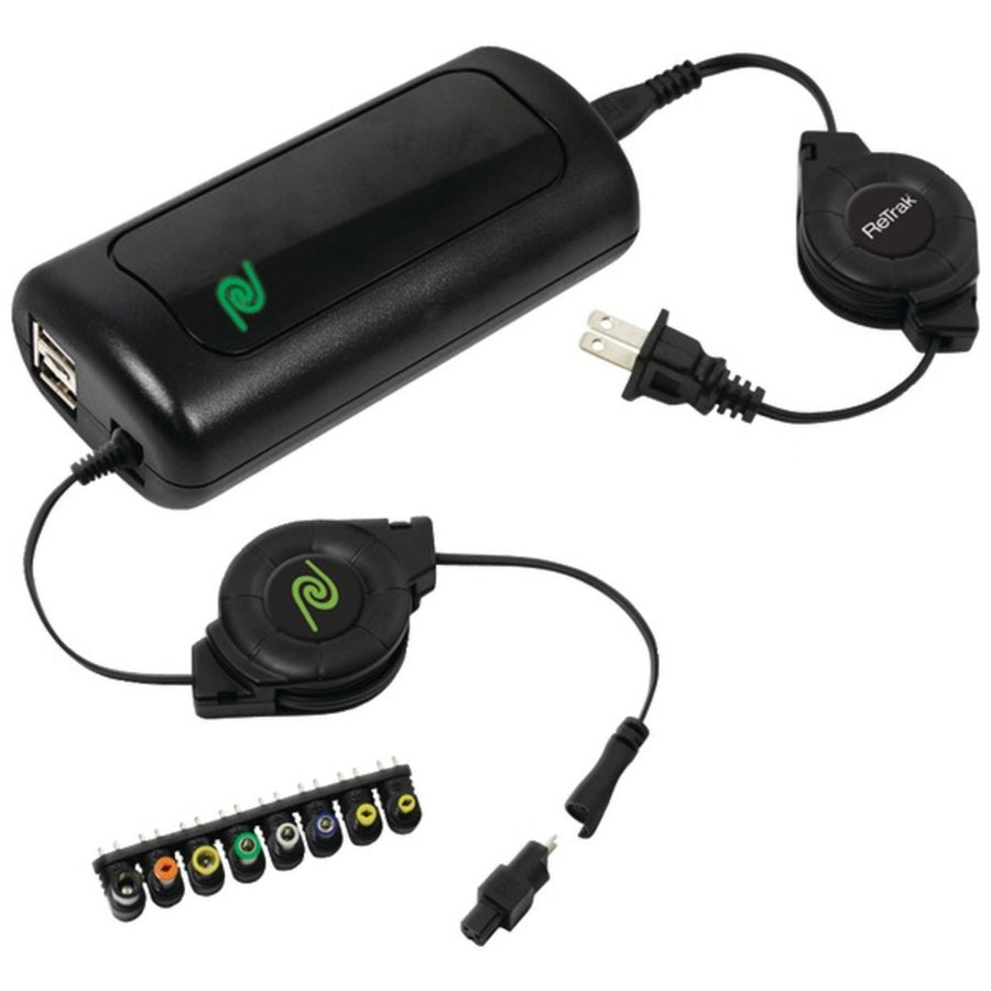 Retrak Etchgnbw90 Retractable 90-watt Universal Notebook Charger