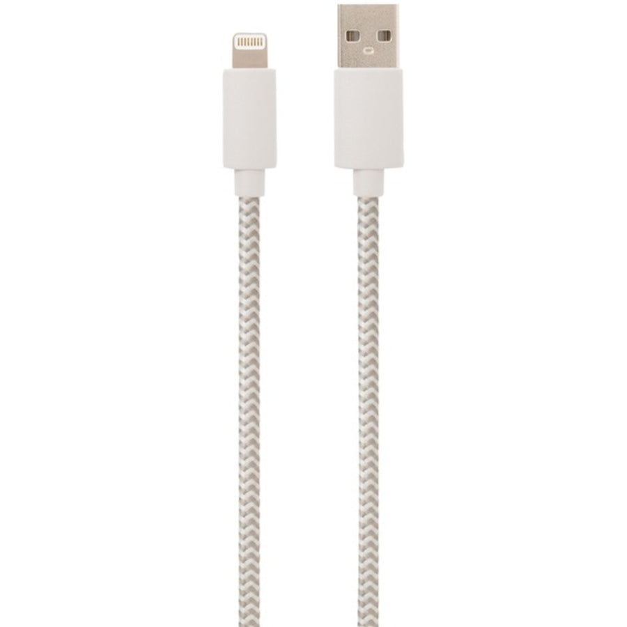 Helix Ethltwt Charge And Sync Usb Cable With Lightning Connector, 5 Feet (white)