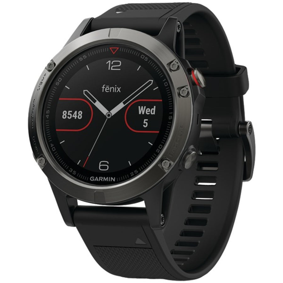 Garmin 010-01688-00 Fenix 5 47mm Multisport Gps Watch (slate Gray With Black Band)