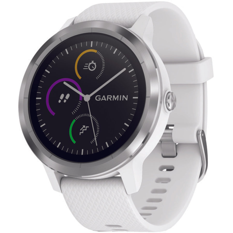 Garmin 010-01769-21 Vivoactive 3 (white With Stainless Hardware)