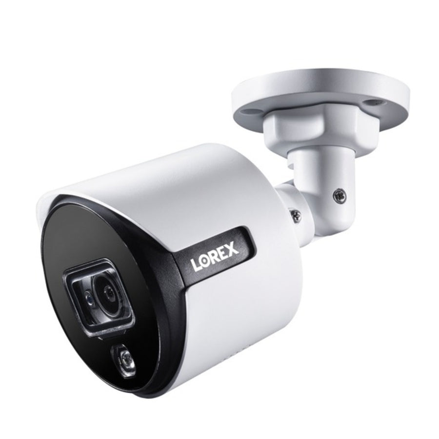 Lorex C881da-e 4k Ultra Hd Analog Active Deterrence Add-on Security Bullet Camera With Color Night Vision