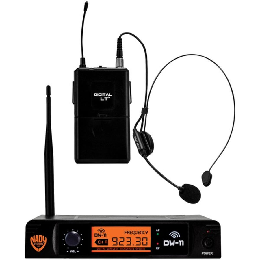 Nady Dw-11-hm-any Single-channel Digital Wireless Microphone System (digital Lt Hm-3 Headset)