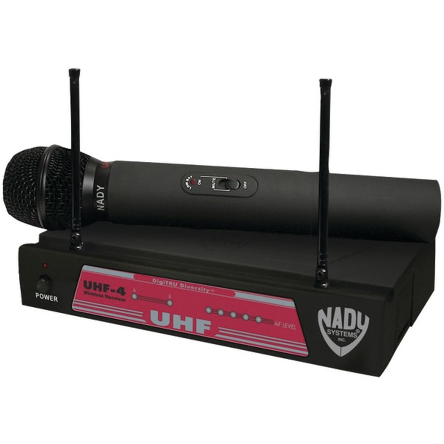 Nady Uhf 4 Ht Ch. 11 Uhf Single-channel Professional Handheld Wireless Microphone System