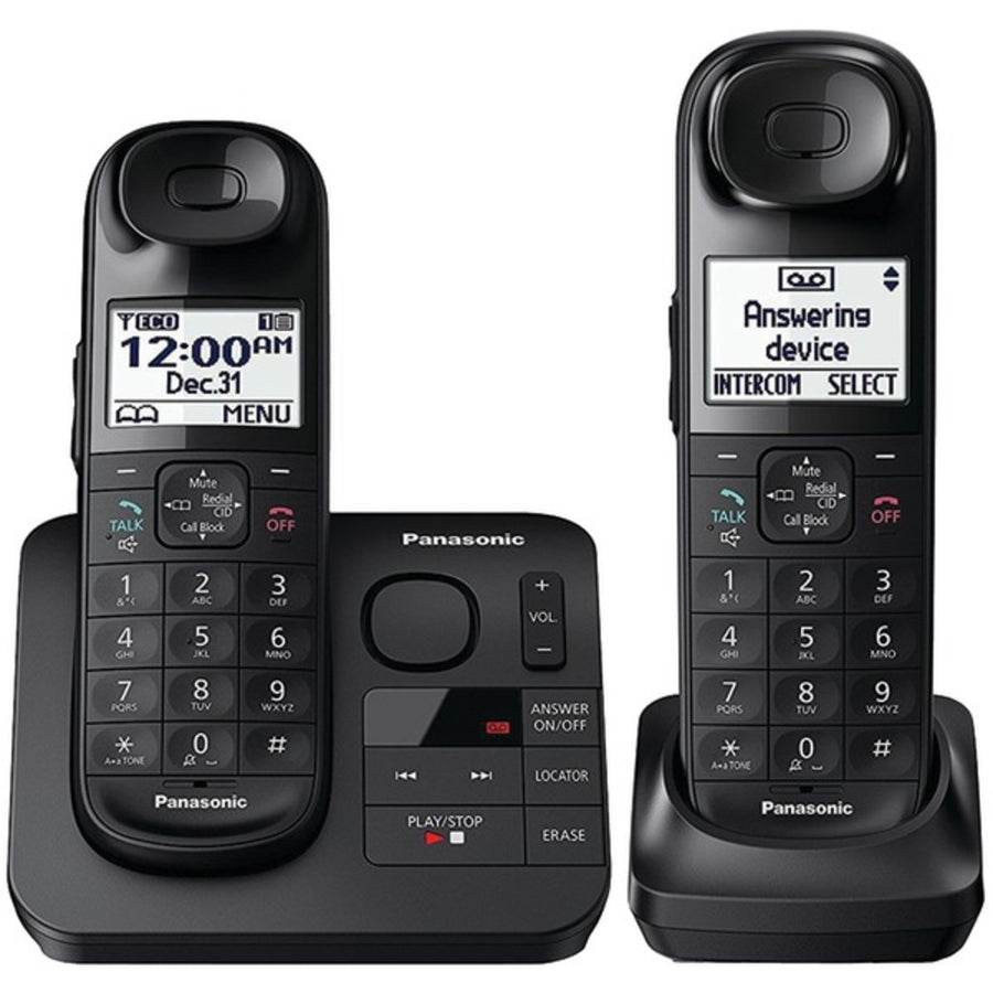 Panasonic Kx-tgl432b Expandable Cordless Phone System With Comfort Shoulder Grip (2-handset System)