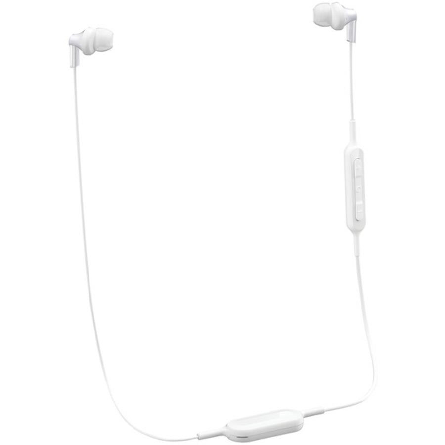 Panasonic Rp-hje120b-w Ergofit In-ear Earbud Headphones With Bluetooth (white)