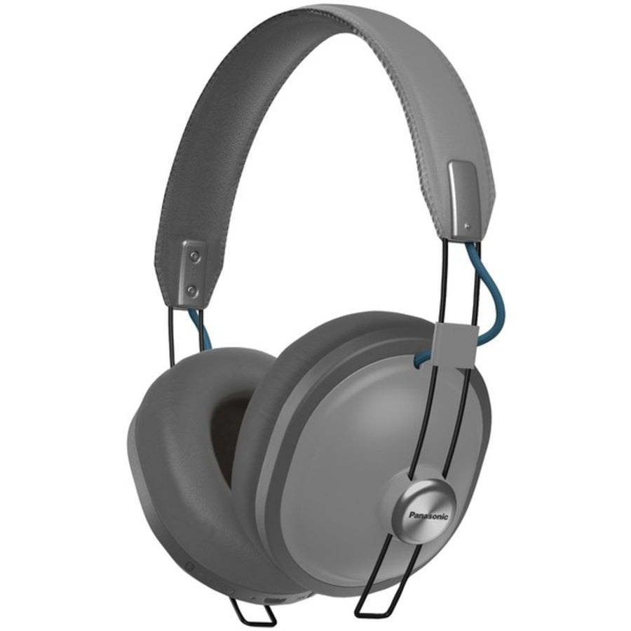 Panasonic Rp-htx80b-h Retro Bluetooth Over-ear Headphones (matte Steel)