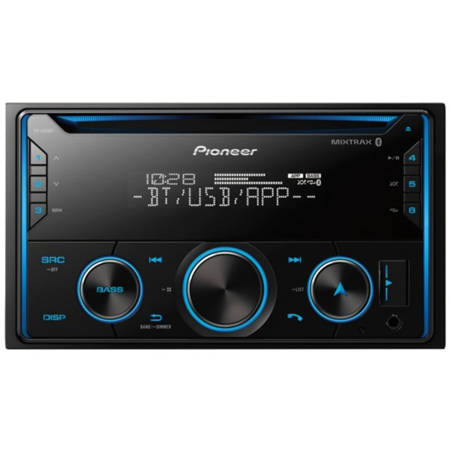 Pioneer Fh-s520bt Double-din In-dash Cd Receiver With Bluetooth