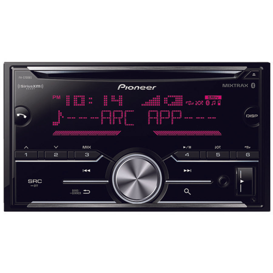 Pioneer Fh-s700bs Double-din In-dash Cd Receiver With Bluetooth & Siriusxm Ready