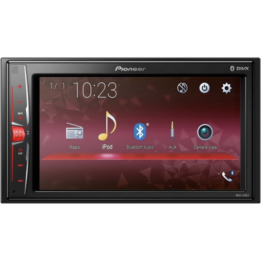 Pioneer Mvh-210ex 6.2 Double Din In-dash Multimedia A/v Receiver With Bluetooth