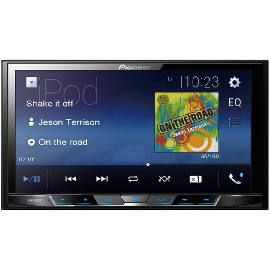 Pioneer Mvh-300ex 7 Double-din In-dash Digital Media & A/v Receiver With Bluetooth