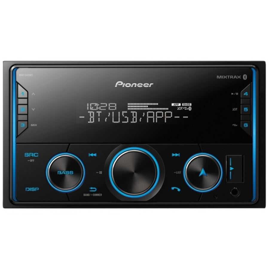 Pioneer Mvh-s420bt Double-din In-dash Digital Media Receiver With Bluetooth