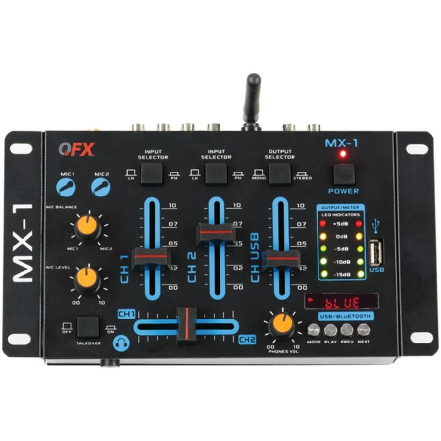 Qfx Mx-1 3-channel Mx-1 Professional Mixer