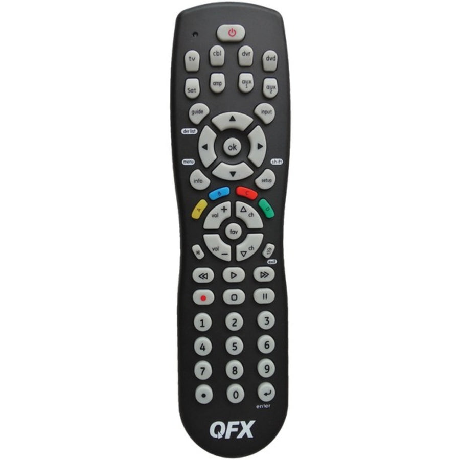 Qfx Rem-8 8-in-1 Universal Remote With Glow-in-the-dark Buttons