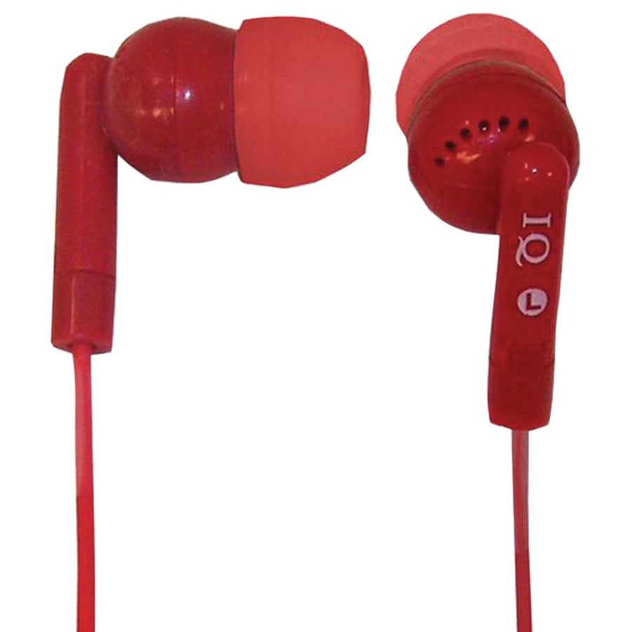 Supersonic Iq-106 Red Porockz Stereo Earphones (red)