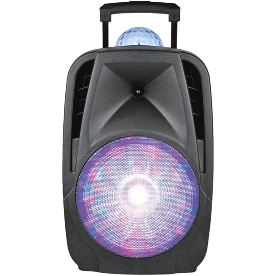 Supersonic Iq-6112djbt-bk 12-inch Light-up Portable Bluetooth Dj Speaker With Disco Light