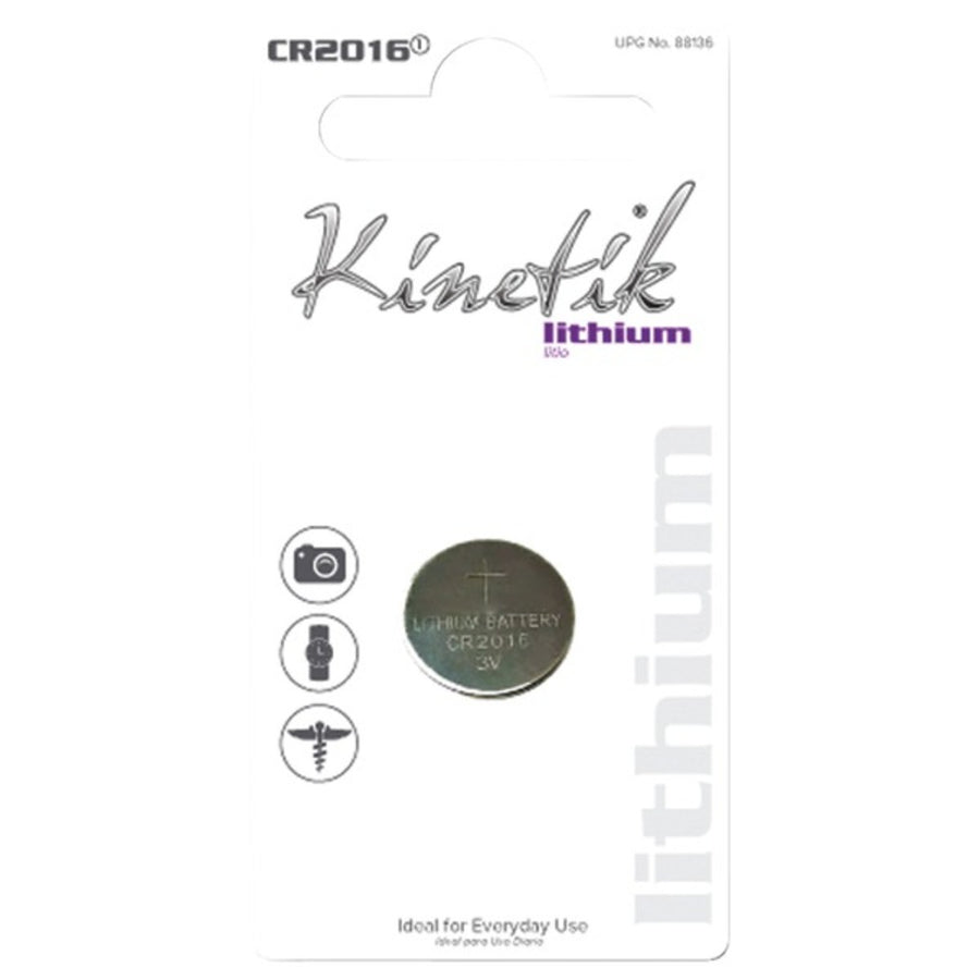 Kinetik 88136 Lithium Battery (cr2016, Single)