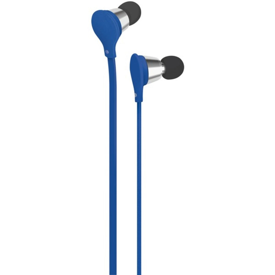 At&t Ebm01-blue Jive Noise-isolating Earbuds With Microphone (blue)