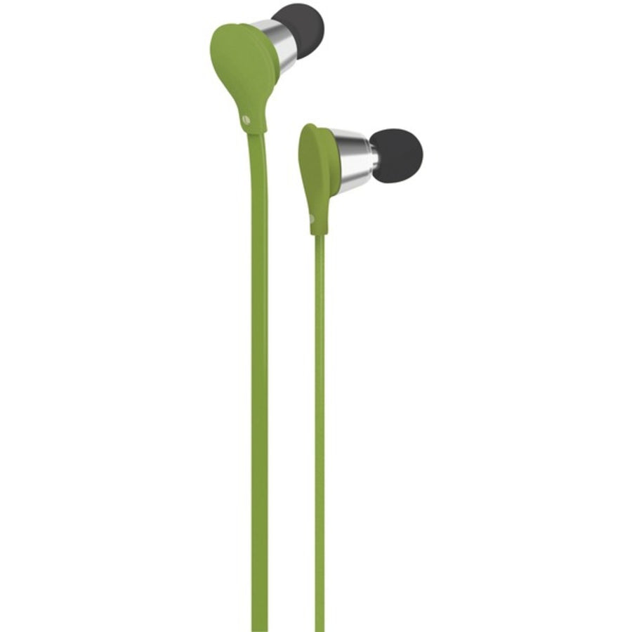 At&t Ebm01-green Jive Noise-isolating Earbuds With Microphone (green)