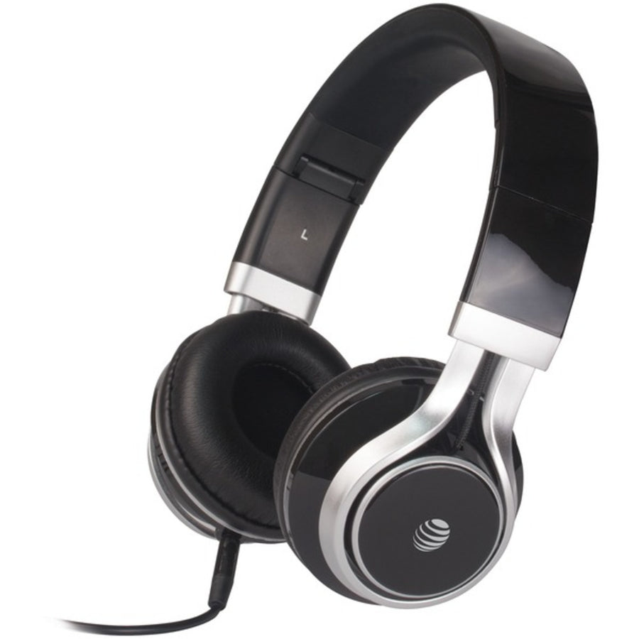 At&t Hpm10-blk Stereo Over-ear Headphones With Microphone (black)