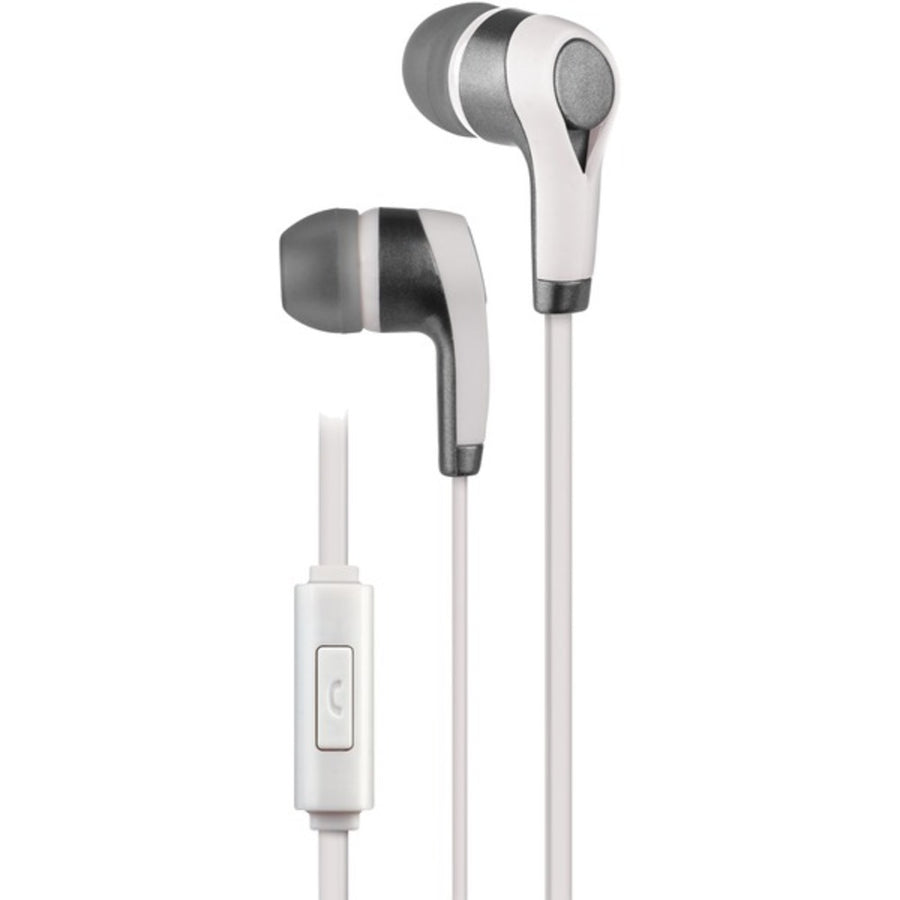 At&t Pe10-wht Pe10 In-ear Stereo Earbuds With Microphone (white)